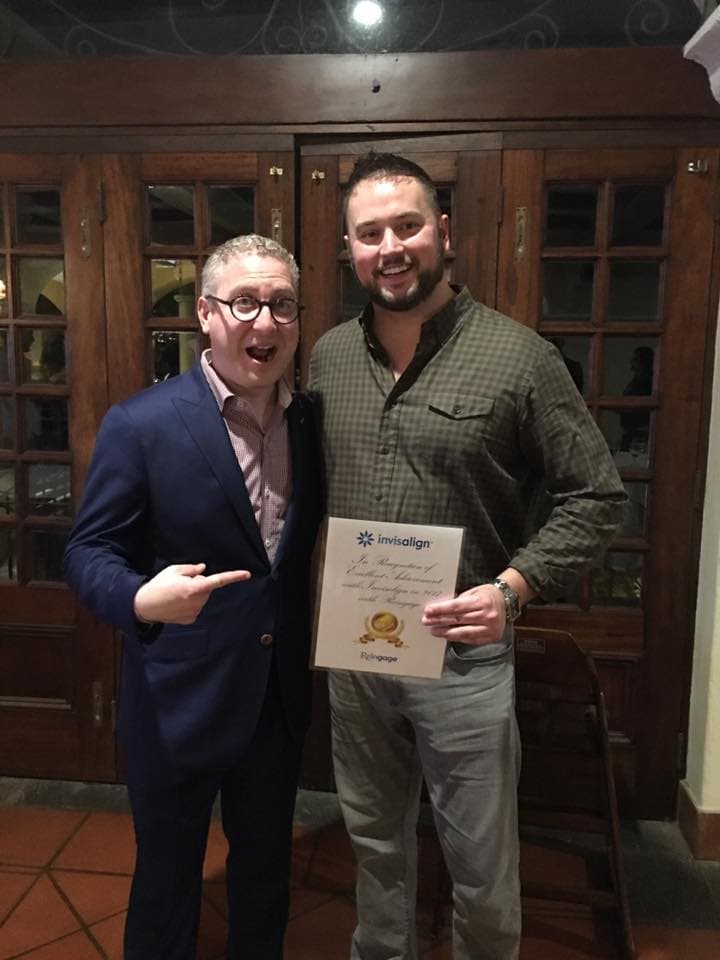 Dr. Willis receives Gold Award, #2 in his class of top Invisalign GPs
